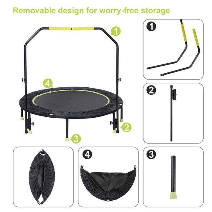 Folding Trampoline With Handle