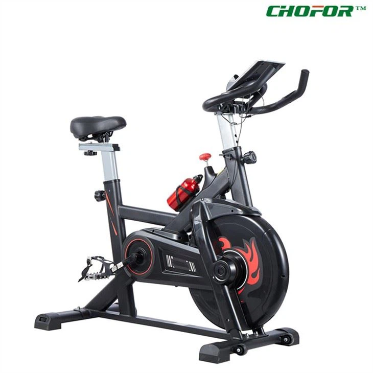 Height Adjustable Spin Bike With Moving Wheel