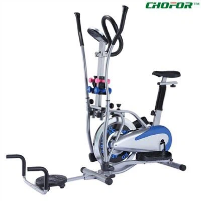 2 em 1 bicicleta elíptica ergométrica